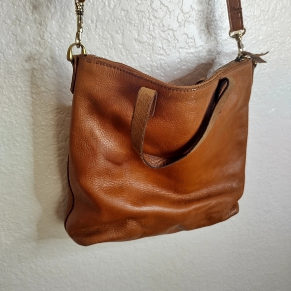 Madewell zip top small transporter crossbody tote - Picture 2 of 11